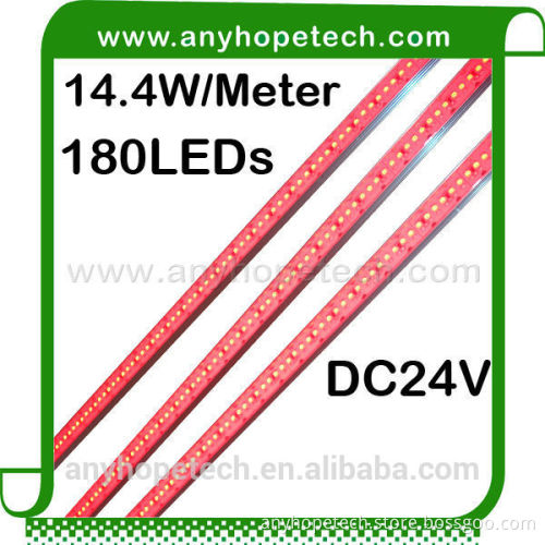 Gold supplier 540lm 14.4W 3528SMD red led strip light bar